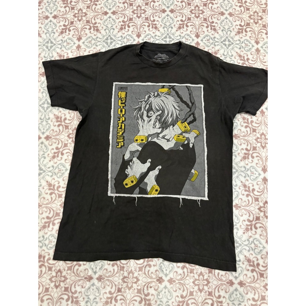 My Hero Academia Tomura Shigaraki Graphic Tee Black M Funimation Anime Shirt